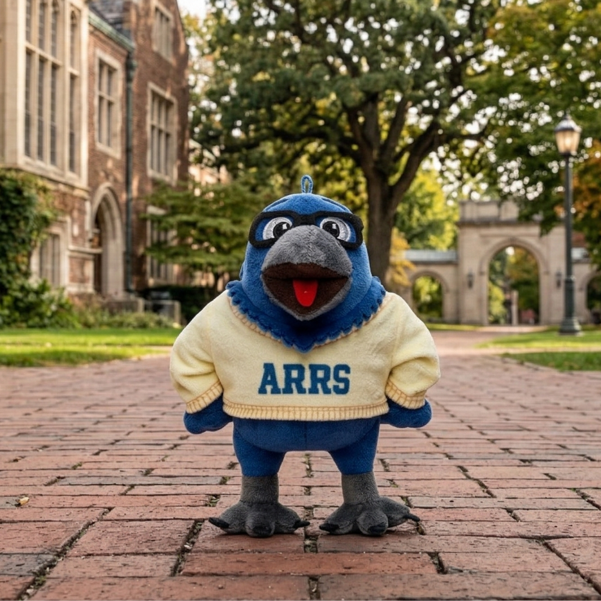 RayVen Plush on Campus